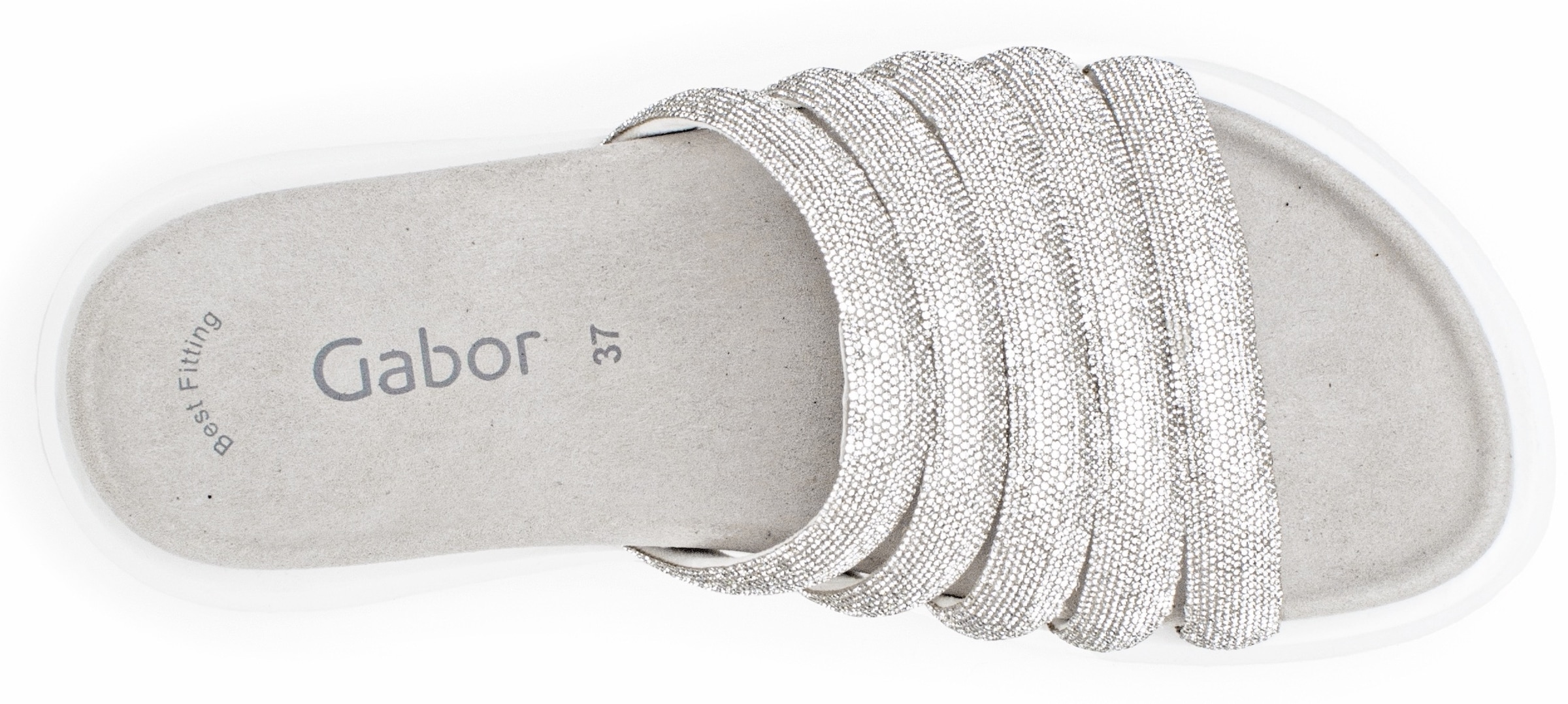 Gabor Pantolette  , Plateau, Sommerschuh, Schlappen mit Best Fitting-Ausstattung