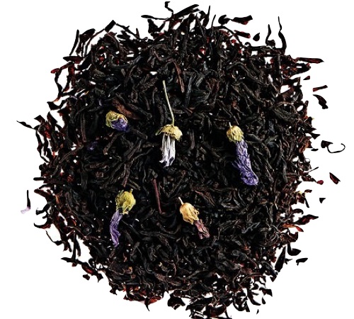 Thé noir Violette mon Amour - Vrac 100g - COMPTOIR FRANÇAIS DU THÉ