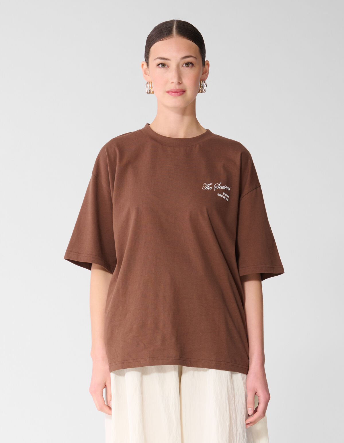 Seasons Artwork T-shirt Bruin