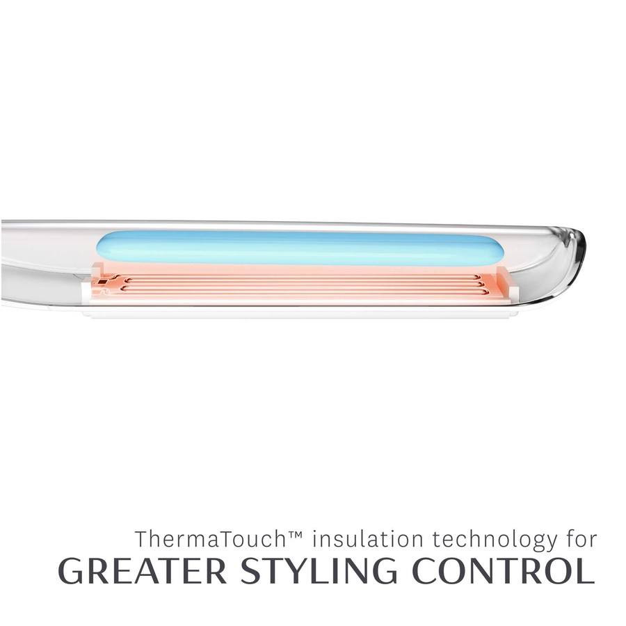 T3 Lucea 25mm Professional Straightening & Styling Flat Iron White & Rose Gold