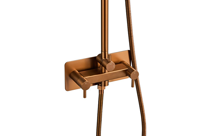 Udebruser kobber kold/varm Ø20 cm - REN