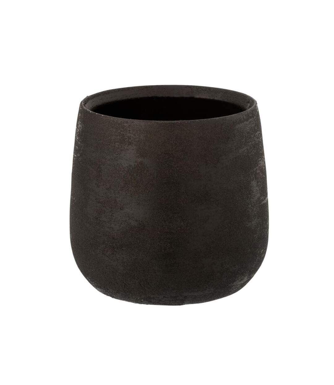 Paris Prix - Cache-pot En Céramique irrégulier 22cm Noir