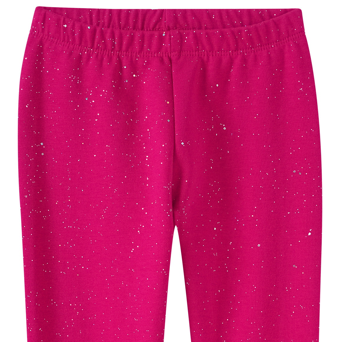 Topolino Mädchen Leggings mit Glitzer Allover pink