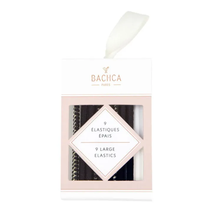 Bachca Élastiques épais noir Nora