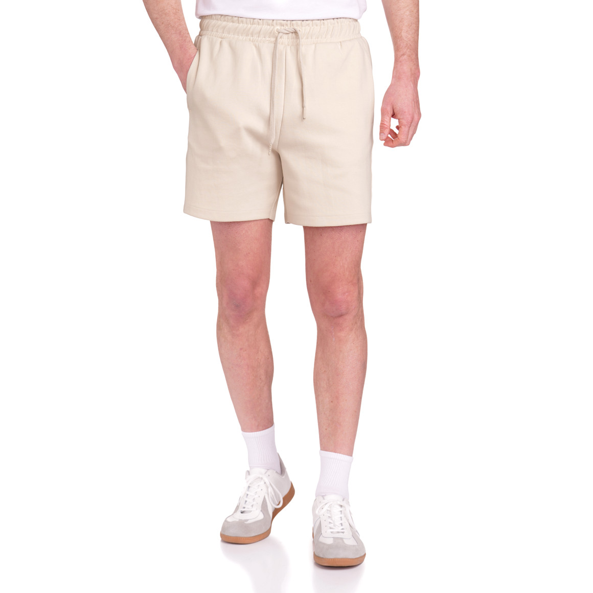 Jonas Nielsen Herren Shorts mit Elastikbund beige