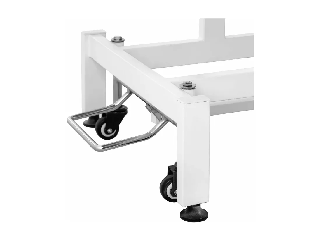 Table de massage professionnelle blanche 186 x 71.5 x 145 cm 14_0007750