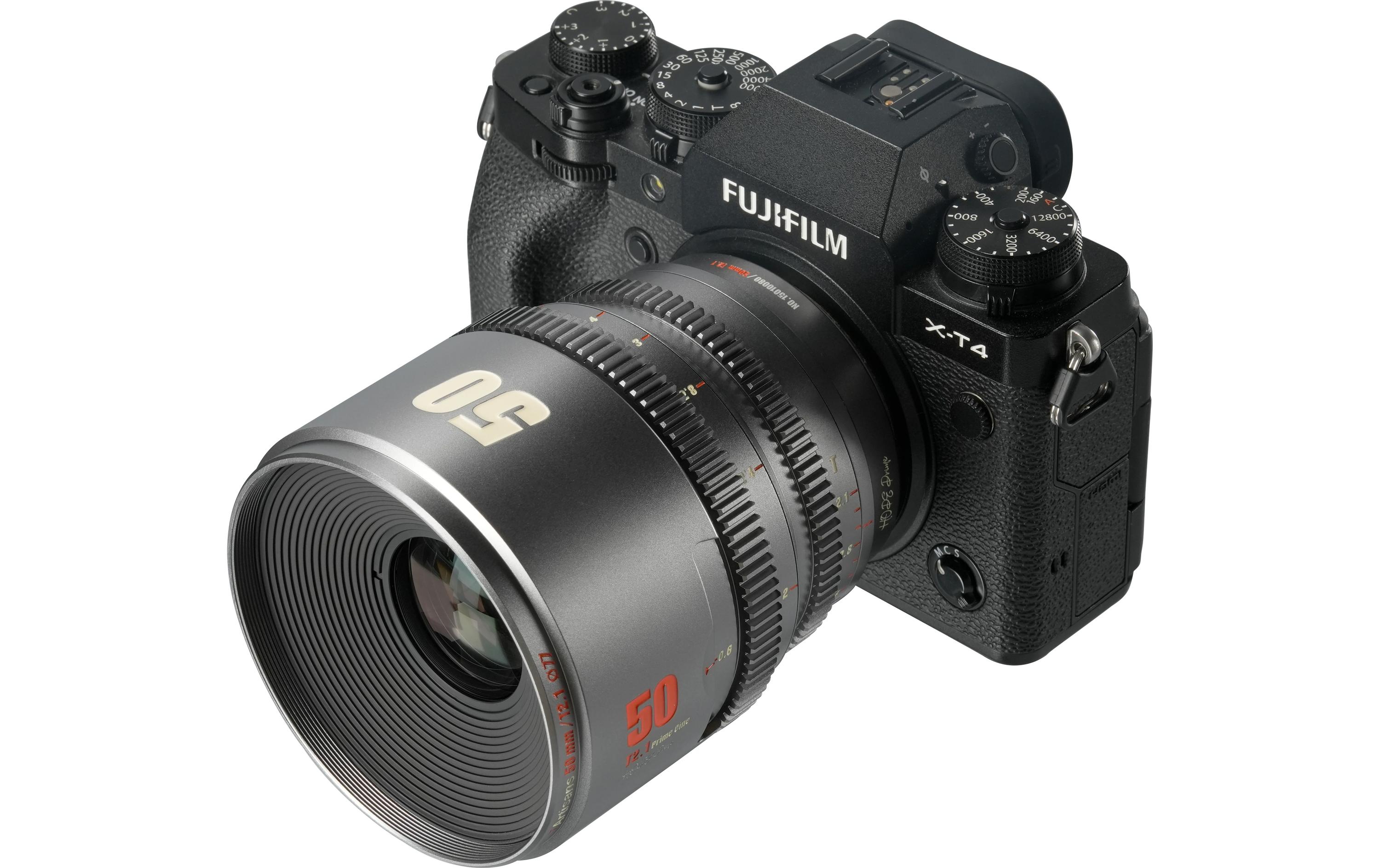 Festbrennweite 50mm T/2.1 – Fujifilm X-Mount<br>Kompaktes, leichtes Objektiv für Kameras mit Super35-Sensoren
