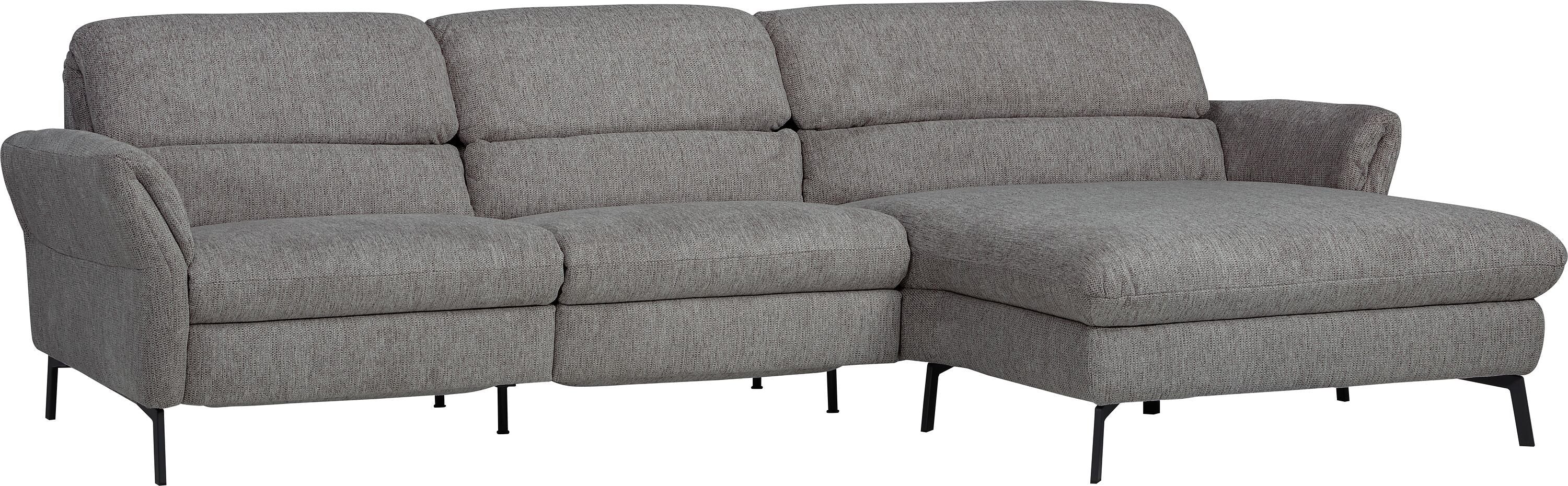 SEBO Ecksofa - Mittelgrau / B: 284.0 cm x T: 161.0 cm x H: 84.0 cm