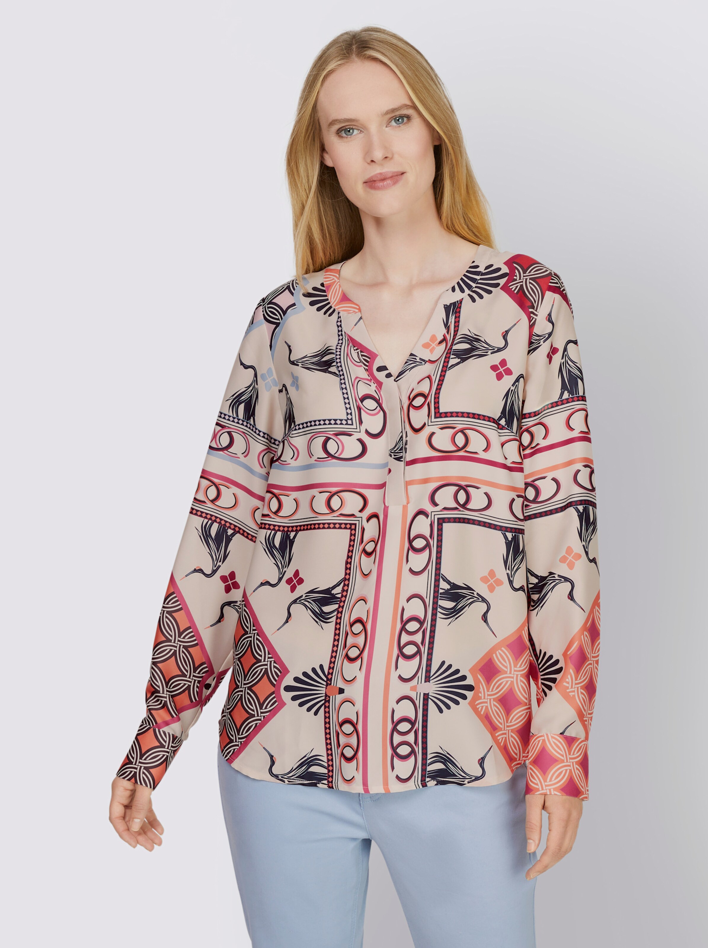 Druckbluse