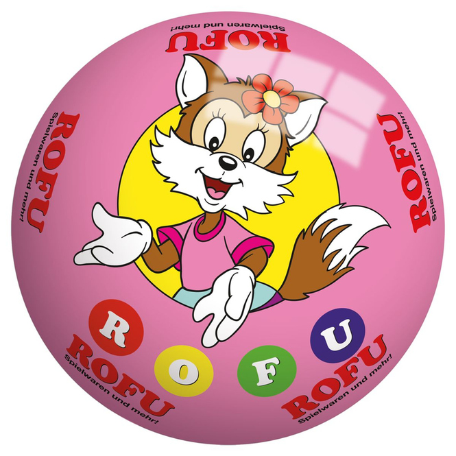 John - Rofu - Spielball - rosa - 11 Zoll