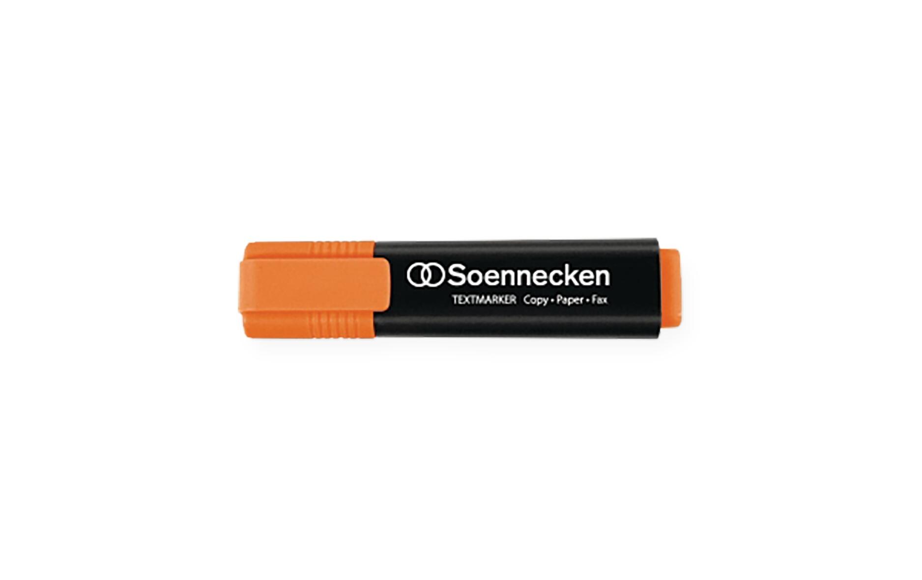 Textmarker OrangeTextmarker mit Tinte auf Wasserbasis