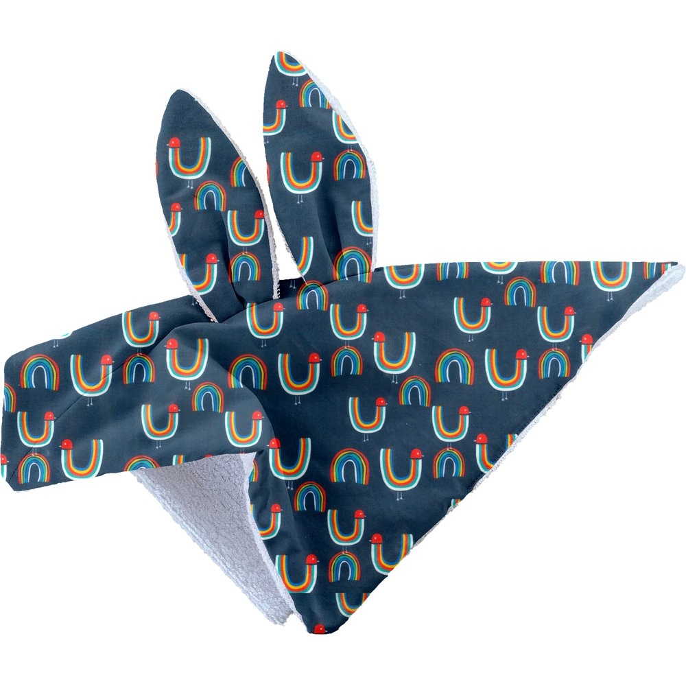 Doudou Lapin Poules En Ciel