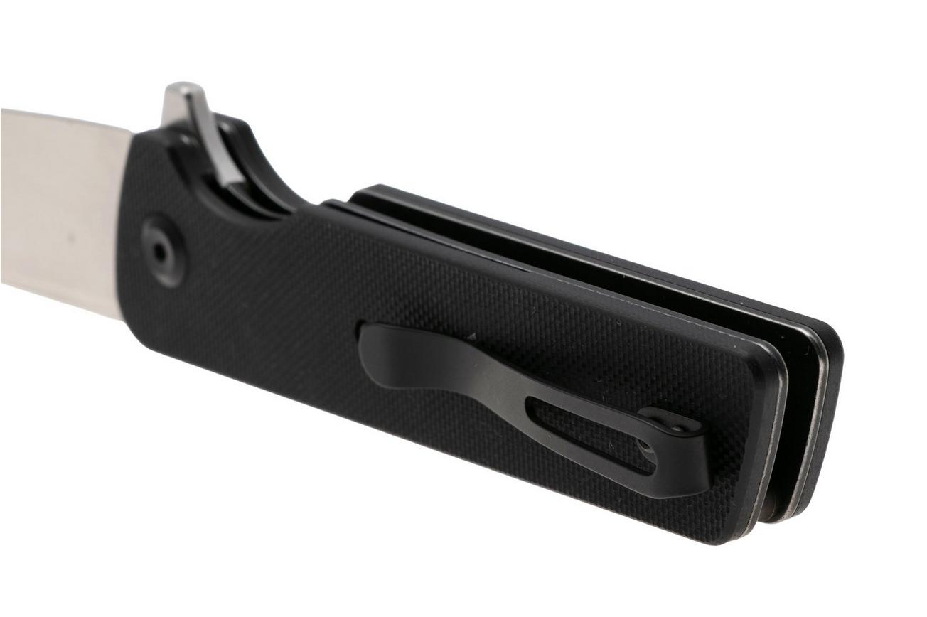 Tenable Knives Anomaly T2038A1 Stonewashed Nitro-V, Black G10, zakmes, Pinkerton Knives design