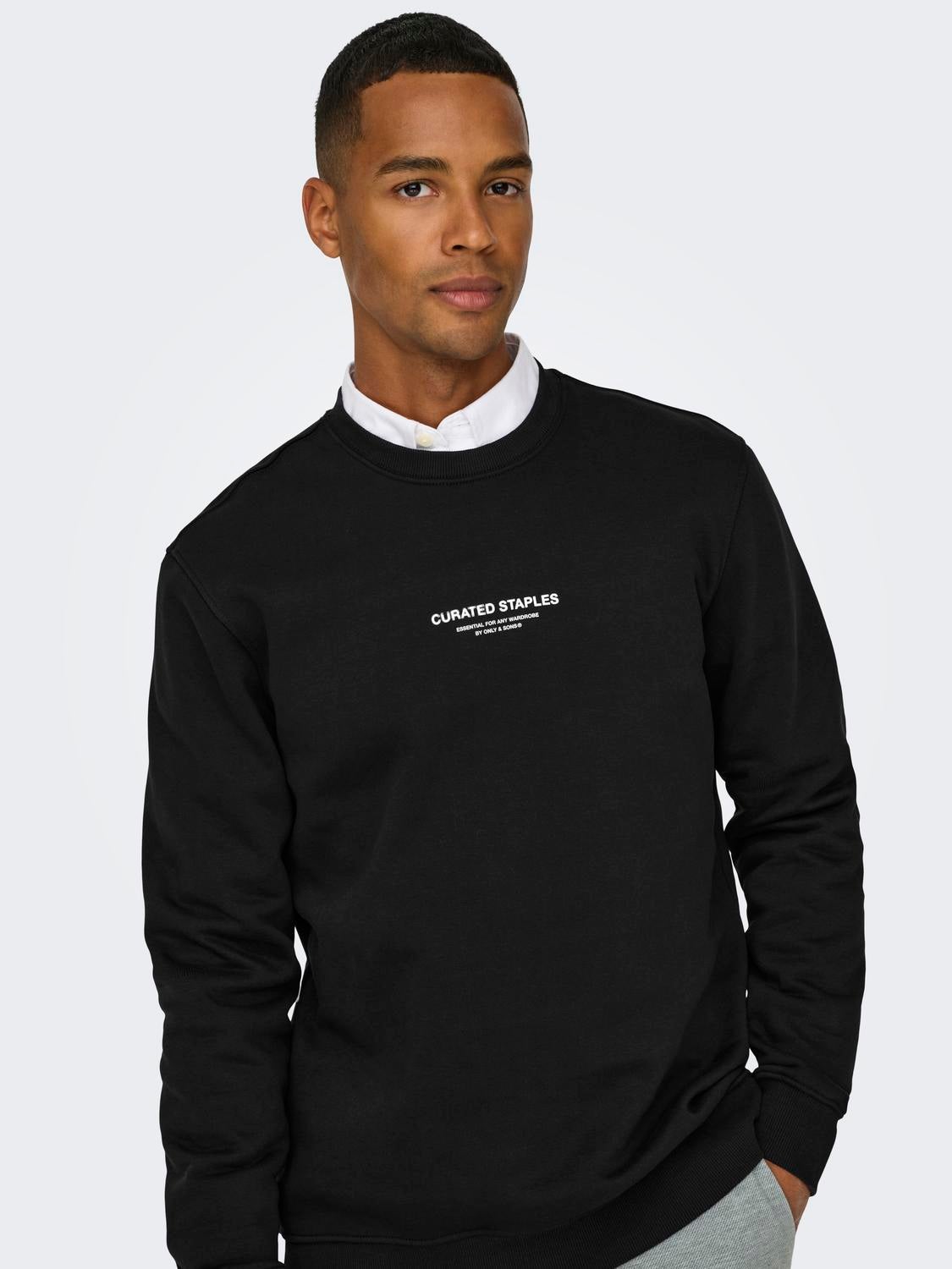 ONSCURATED Sweatshirt Black