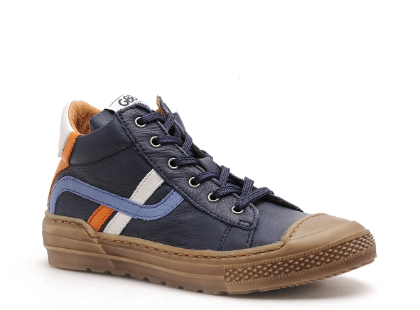 Gbb boots bottine enfant rapido bleu