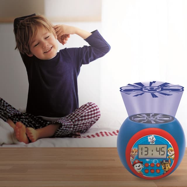 Paw Patrol Projector Vækkeur med timer