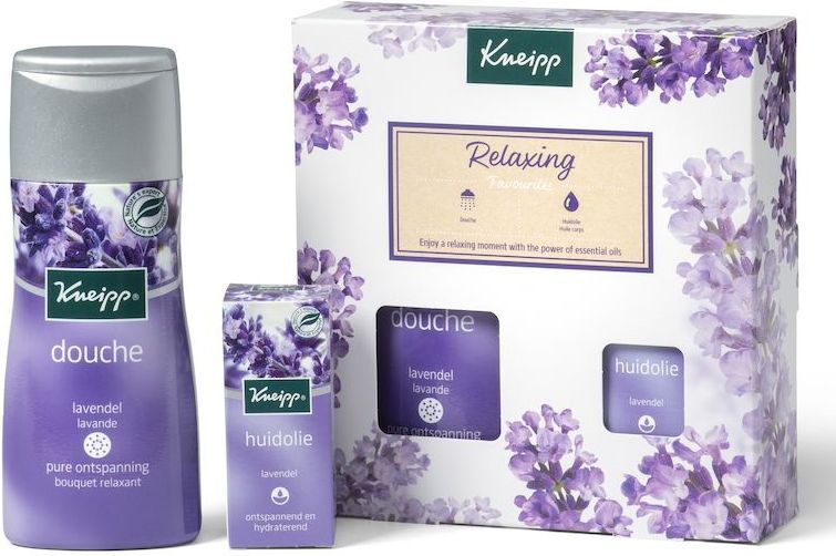 Kneipp Geschenkset - Relaxing Favourites - Lavendel - Giftset - Cadeauverpakking - 1 st - 200 ml + 20 ml