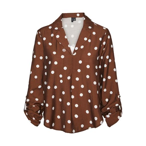 Vero Moda Becca Bluse, Brun, L