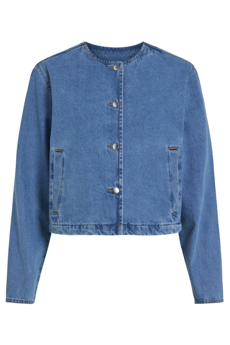 Vila blauwe dames jas