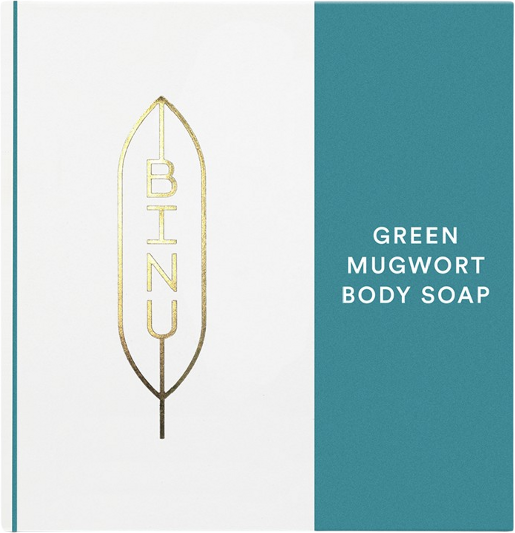 BINU  Green Mugwort Body Soap, 100 g