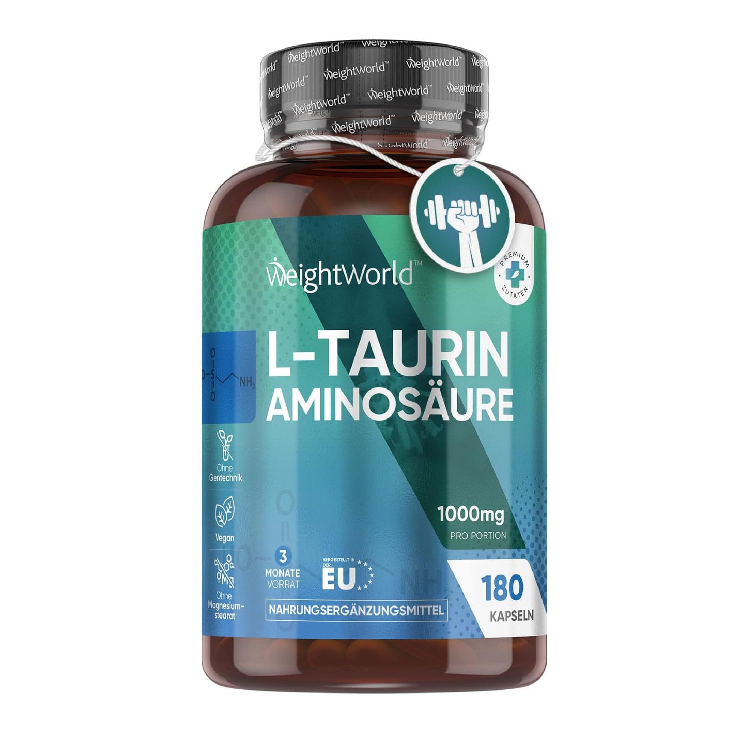 WeightWorld L Taurin Aminosäure Kapseln