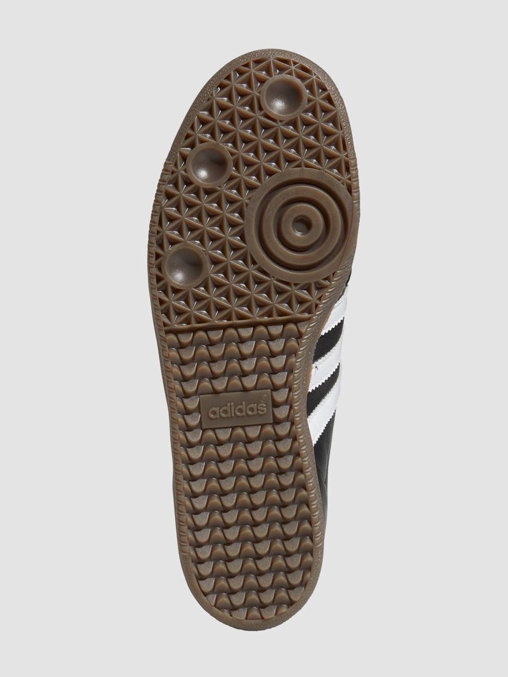 adidas Skateboarding Samba ADV Skate Shoes cblack/ftwr white/gold