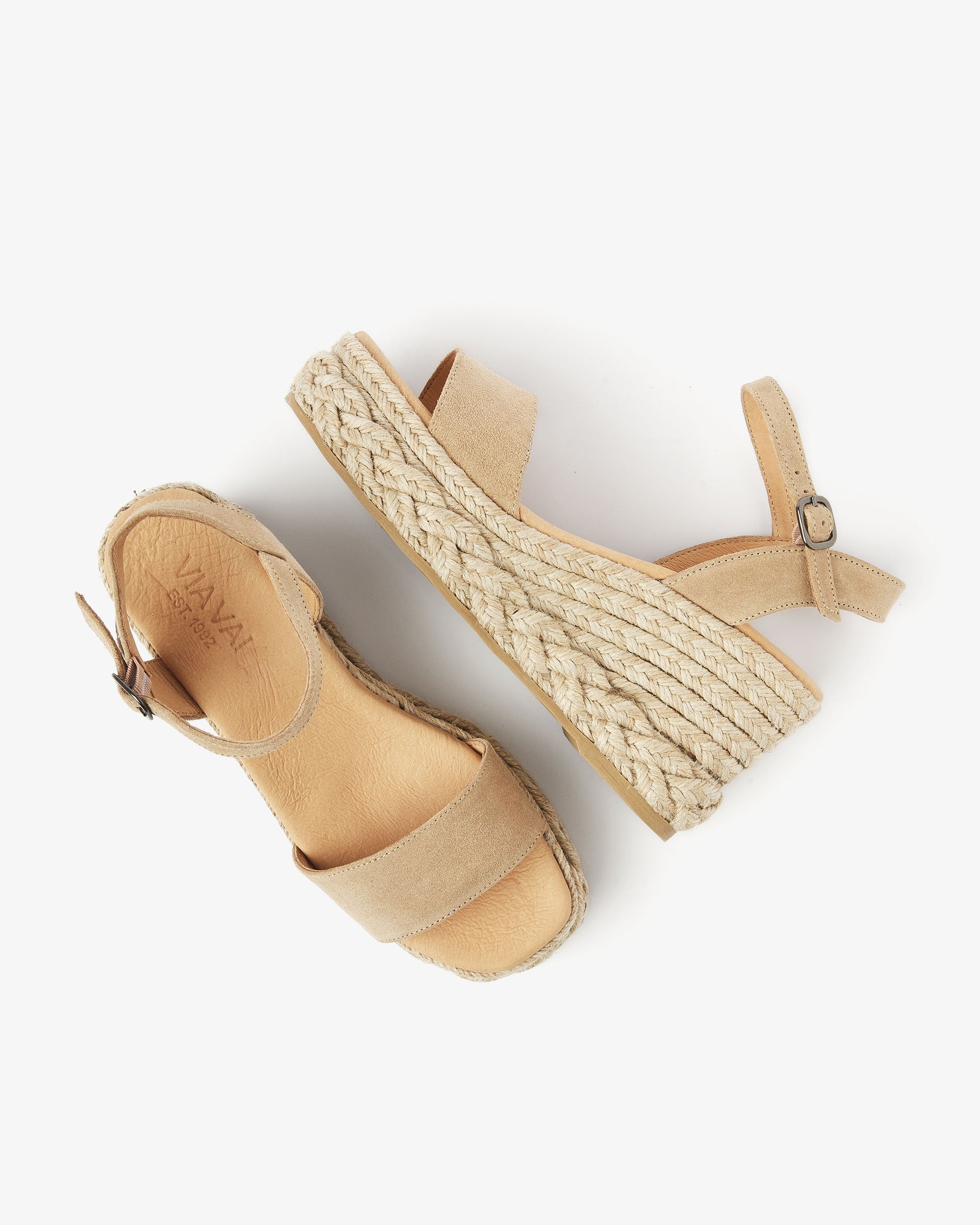 VIA VAI beige espadrilles Capri Neva