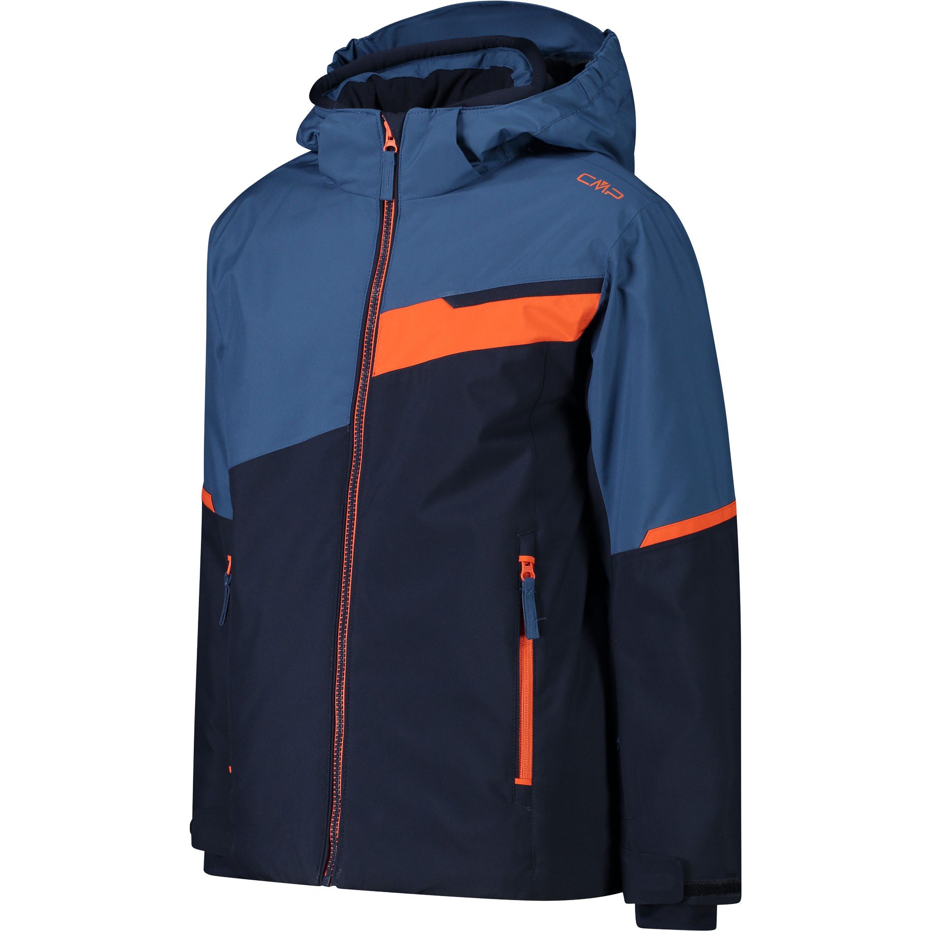 CMP Twill-Skijacke Kinder schwarz-blau