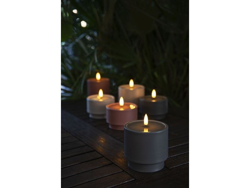 STT Ambiente Candle Set Mauve LED-Kerzen Set