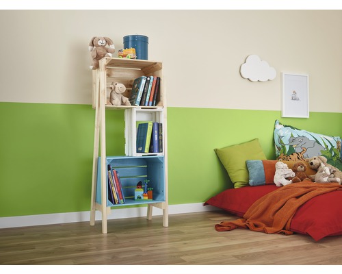 Buildify houten krat, fruitkist, groot, onbehandeld, 60x39x30 cm