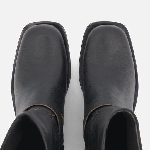 Ann Rocks Biker boots zwart Leer