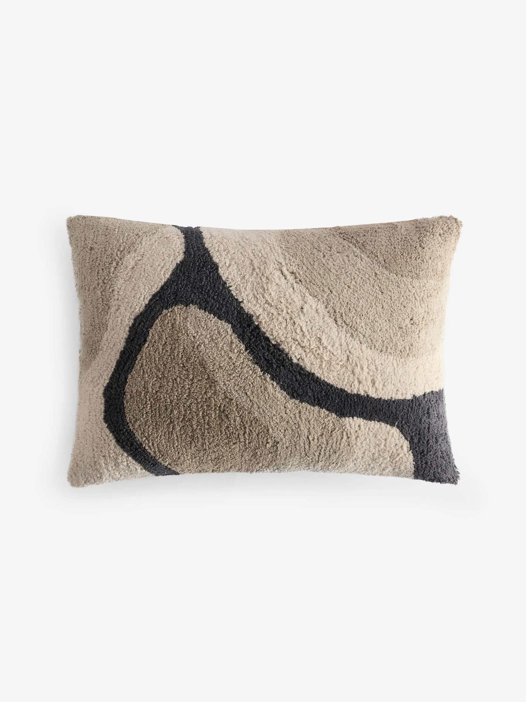 Abstract Berber-kussen met rivier