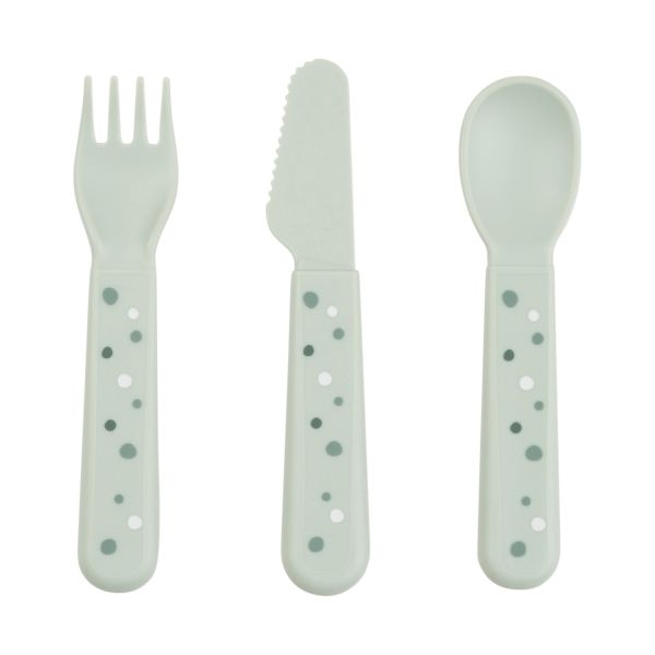 Done By Deer Happy Dots Bestekset - Blue