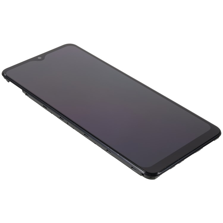 Samsung Galaxy A22 4G Ersatzdisplay (Digitizer, OLED, Rahmen) - Schwarz