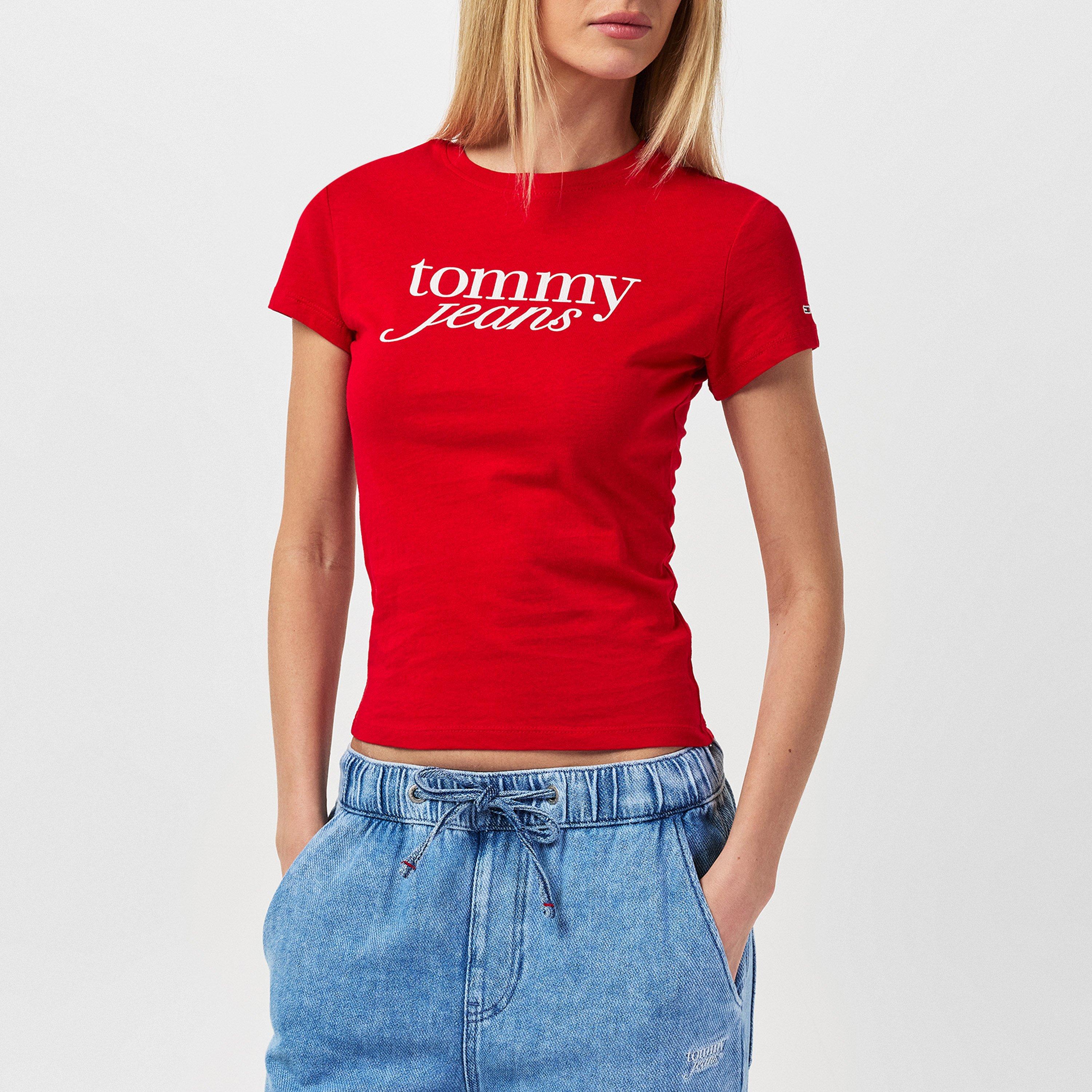 Tommy Jeans TJW SLIM ESSENTIAL LOGO TEE EXT