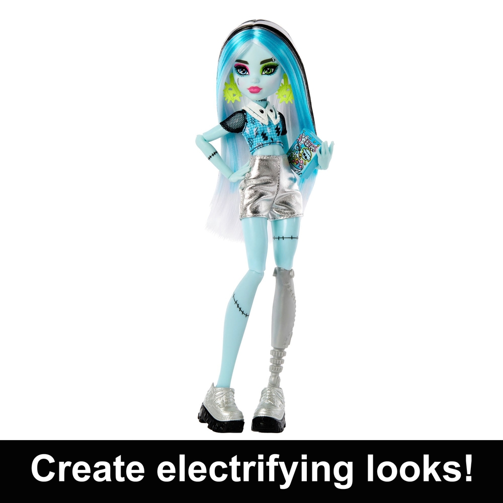 Monster High Skulltimate Secrets Frankie Stein Puppen-Modeset mit Spind