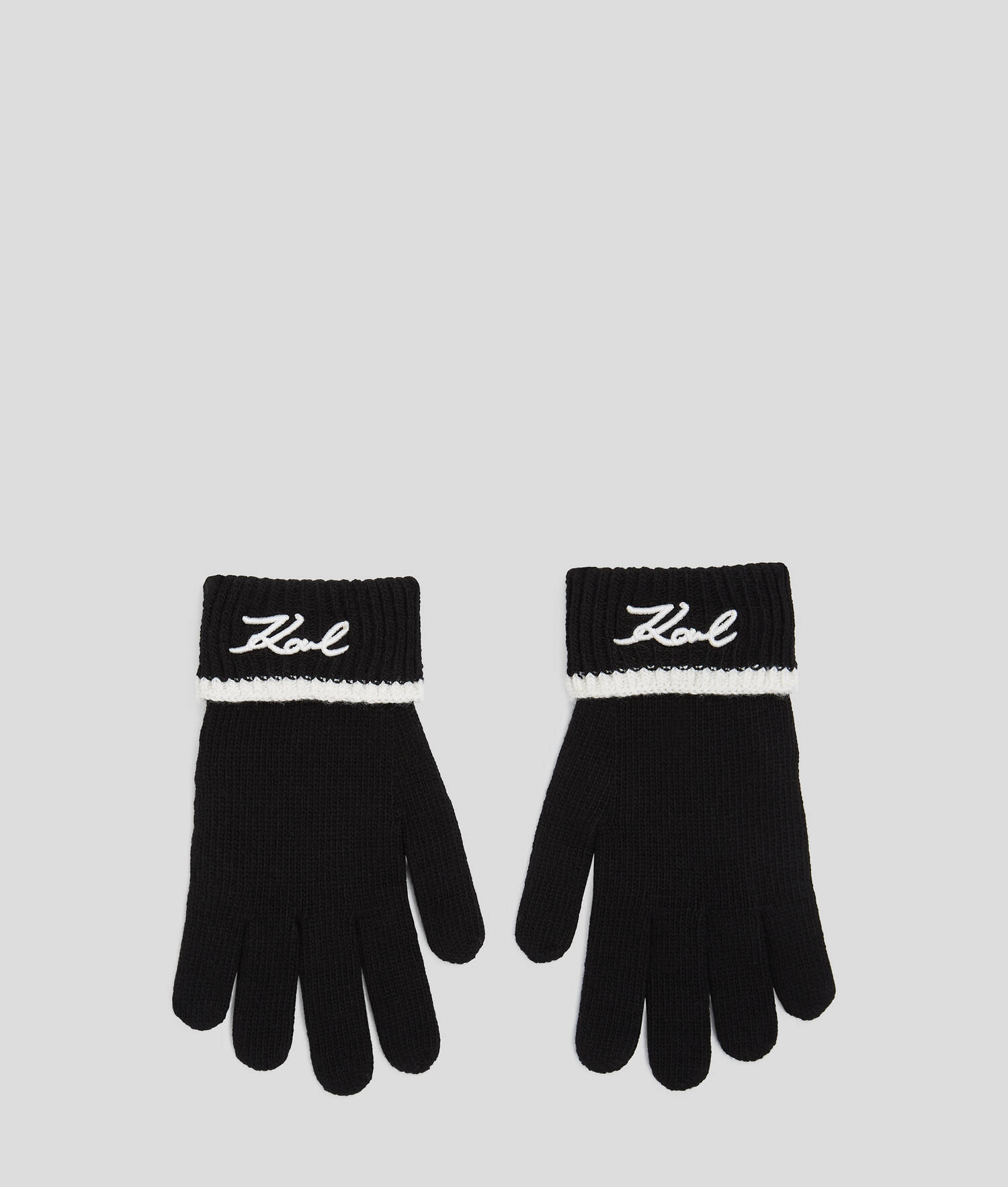 GANTS EN TRICOT K/SIGNATURE