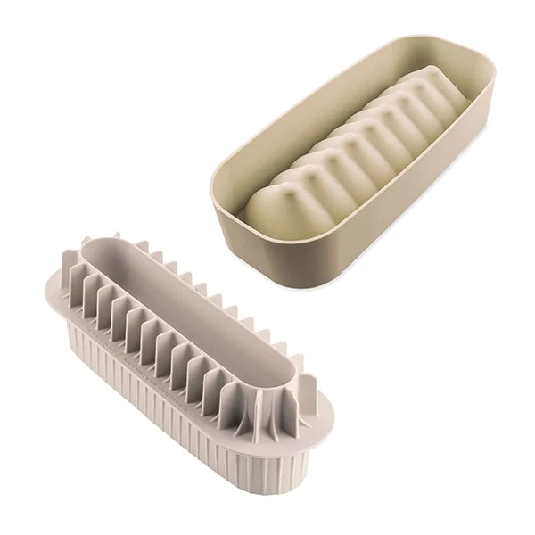 Lot moule en silicone 3D Meringua et moule à insert bûche Silikomart