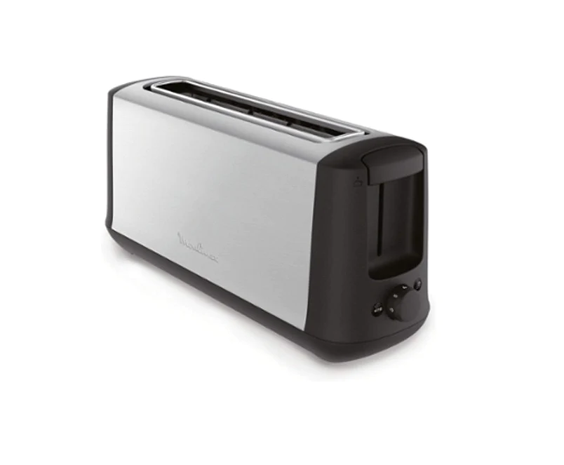 grille pain avec 1 fente 1000W gris noir Moulinex