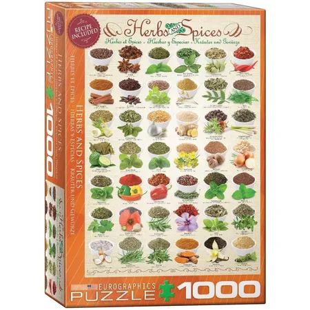 Eurographics Kräuter und Gewürze, 1000 Teile