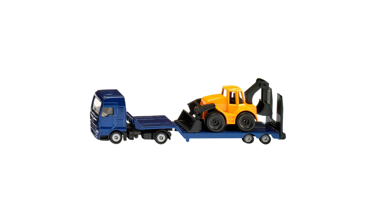 SIKUSuper - MAN Lkw met graafmachine Modelvoertuig