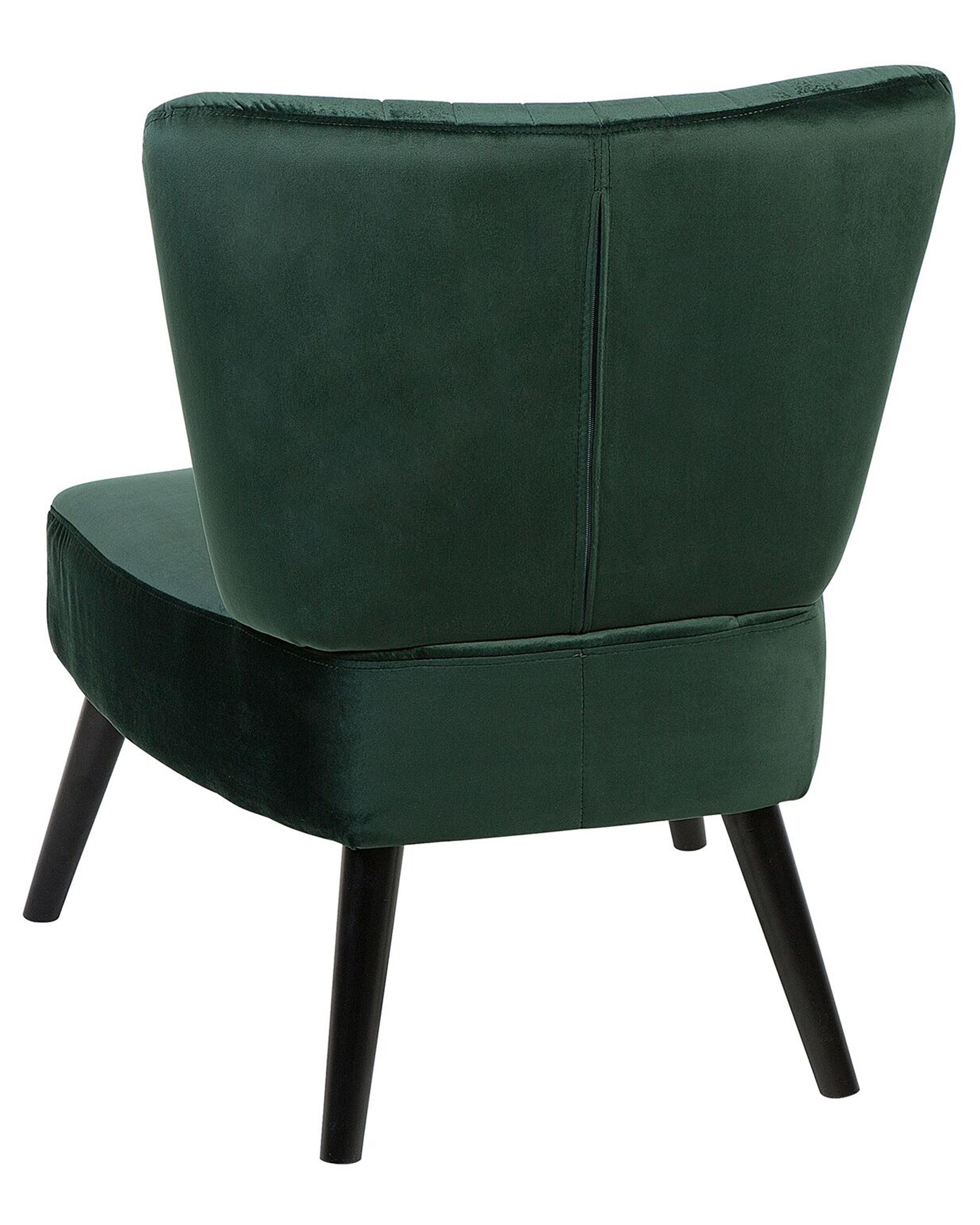 Fauteuil VAASA Fluweel Smaragdgroen