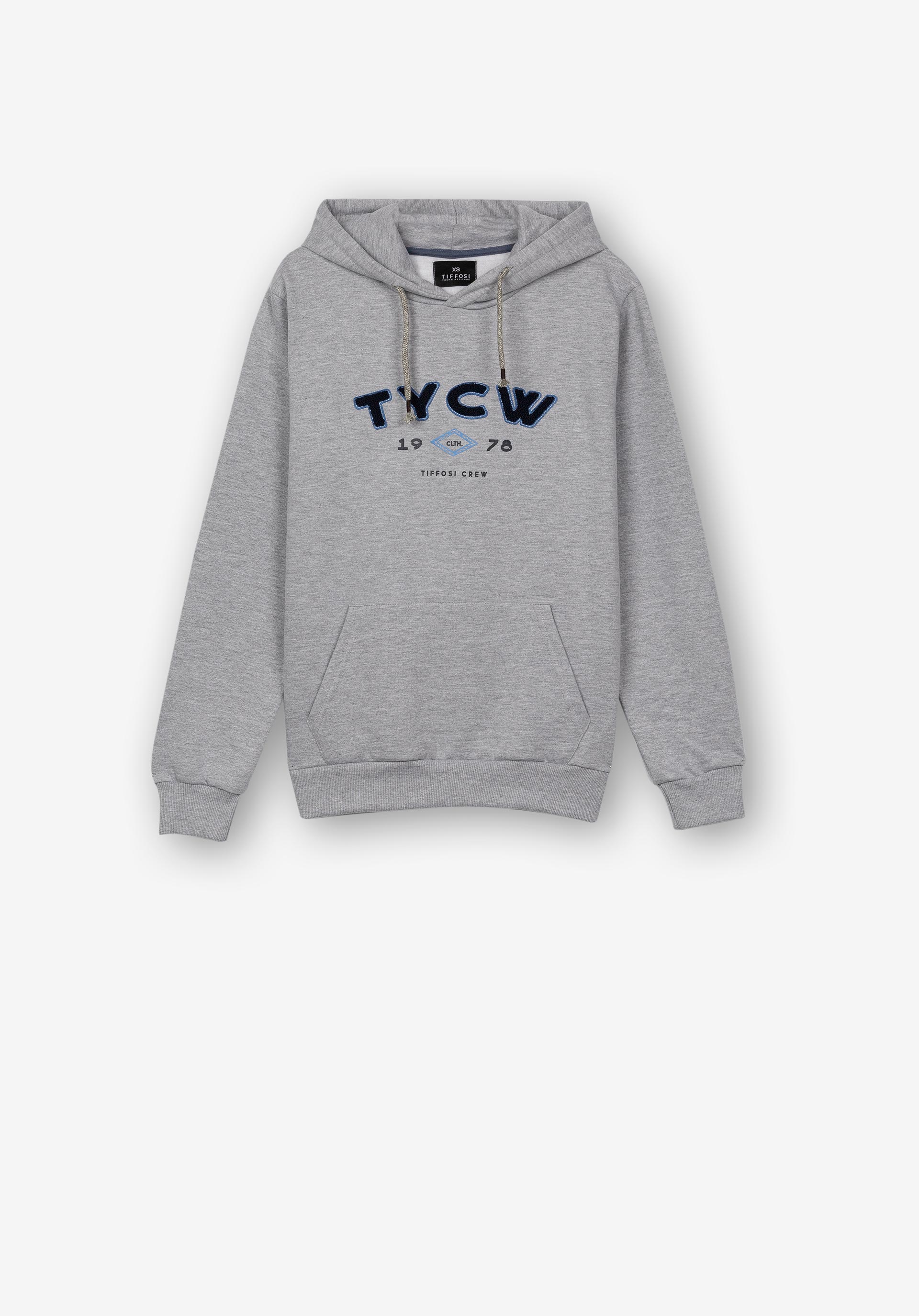 Hoodie com Bordado Turco Frontal