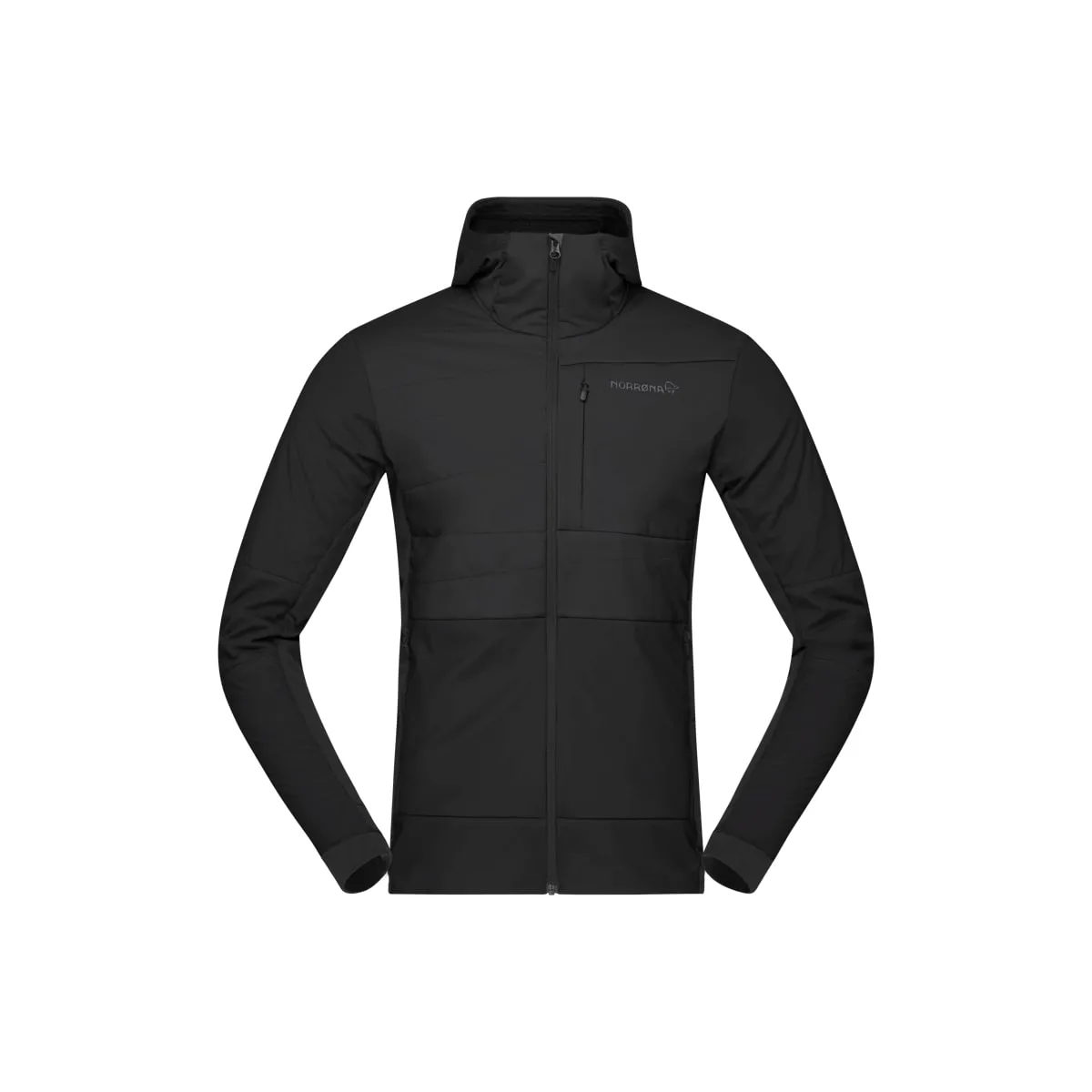 Norrøna Men's Falketind Alpha90 Insulated Zip Hood Caviar