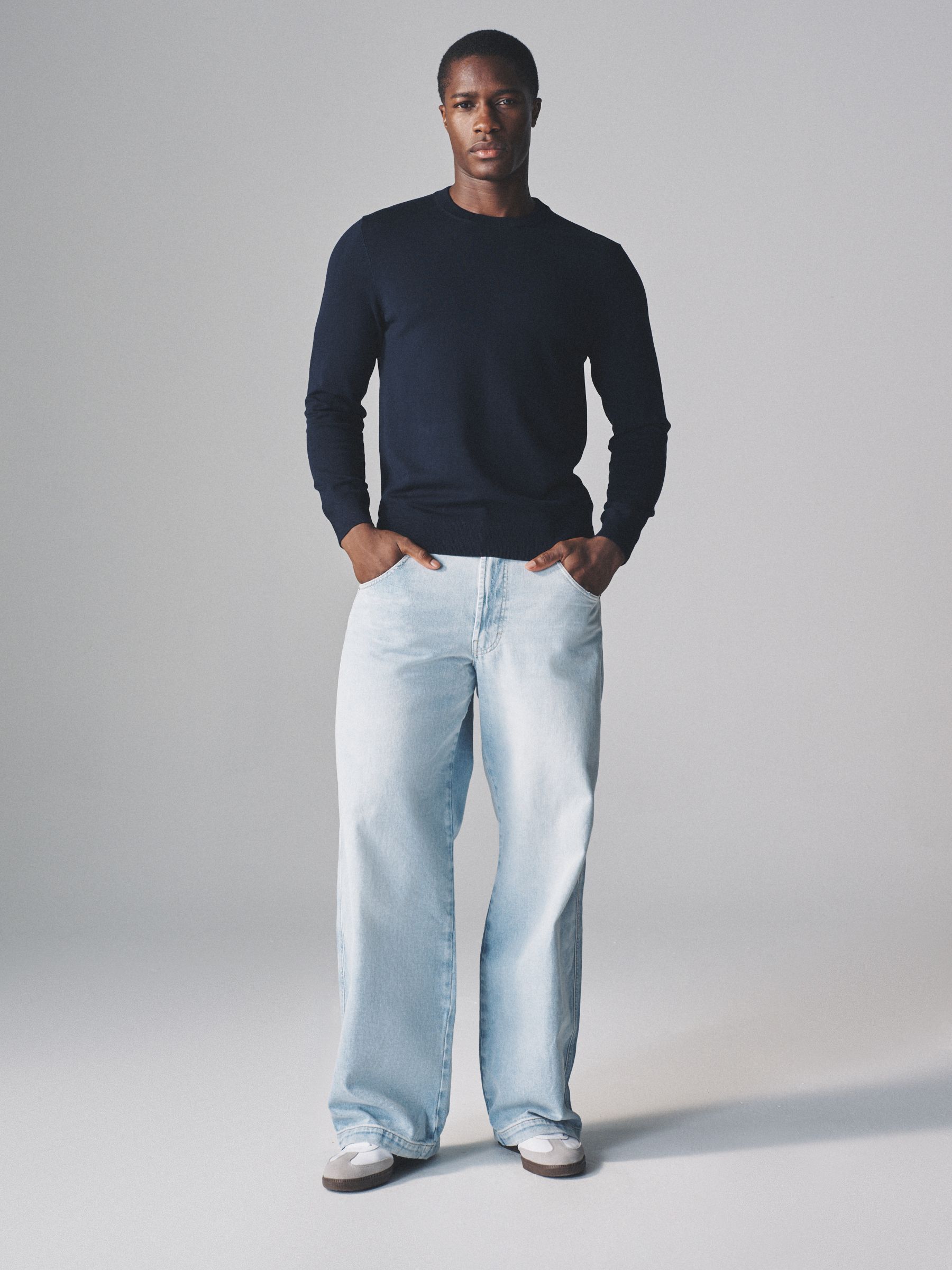 The Set 4 Pack Long Sleeve Knitted Crew Jumpers