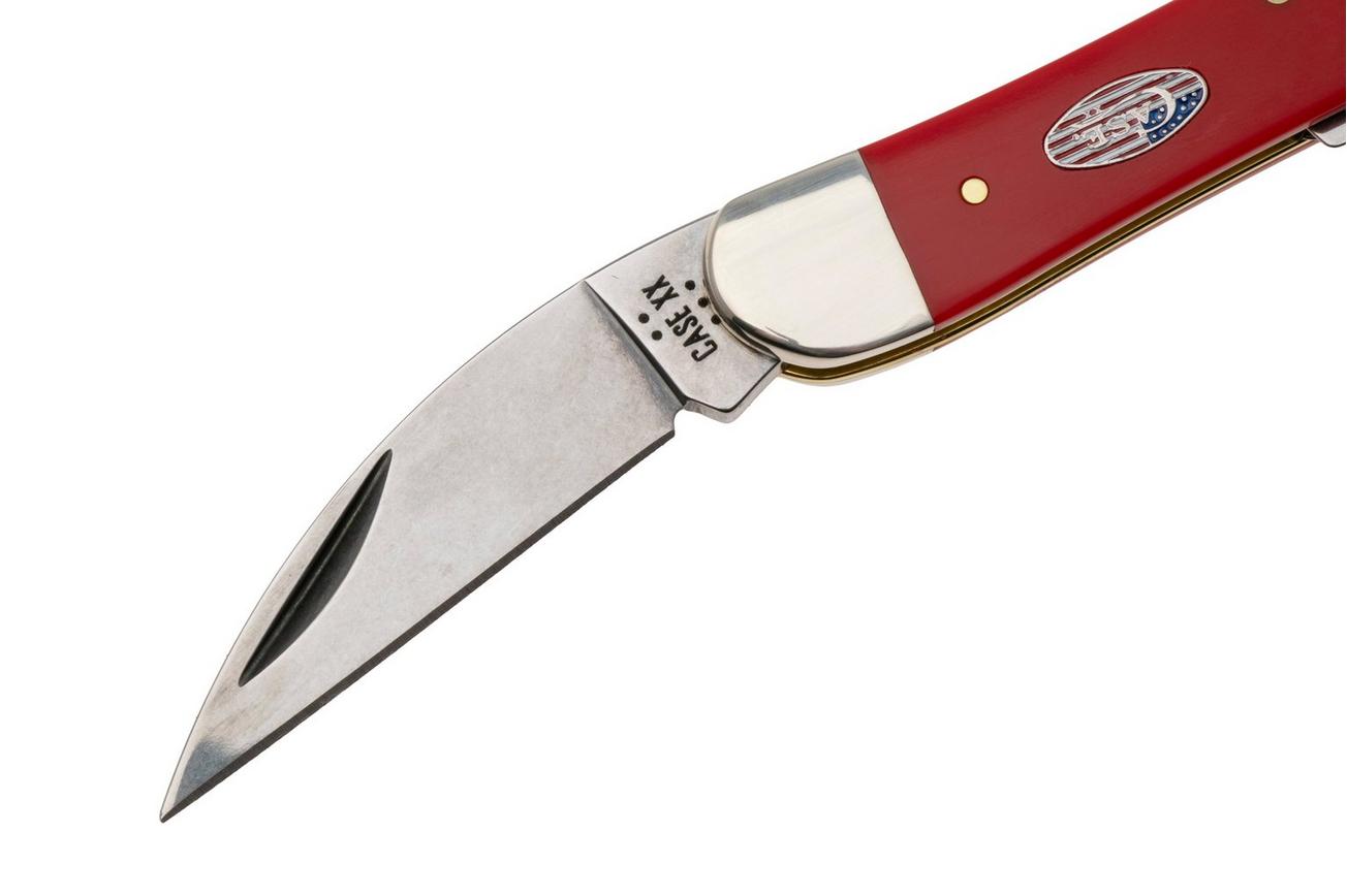 Case Seahorse Whittler, American Workman Smooth Red Synthetic, 73938, 4355WH CS zakmes