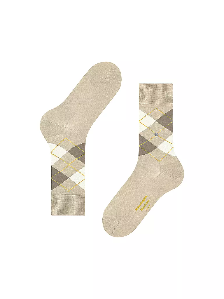 BURLINGTON Herren Socken 40-46 MANCHESTER gravel creme