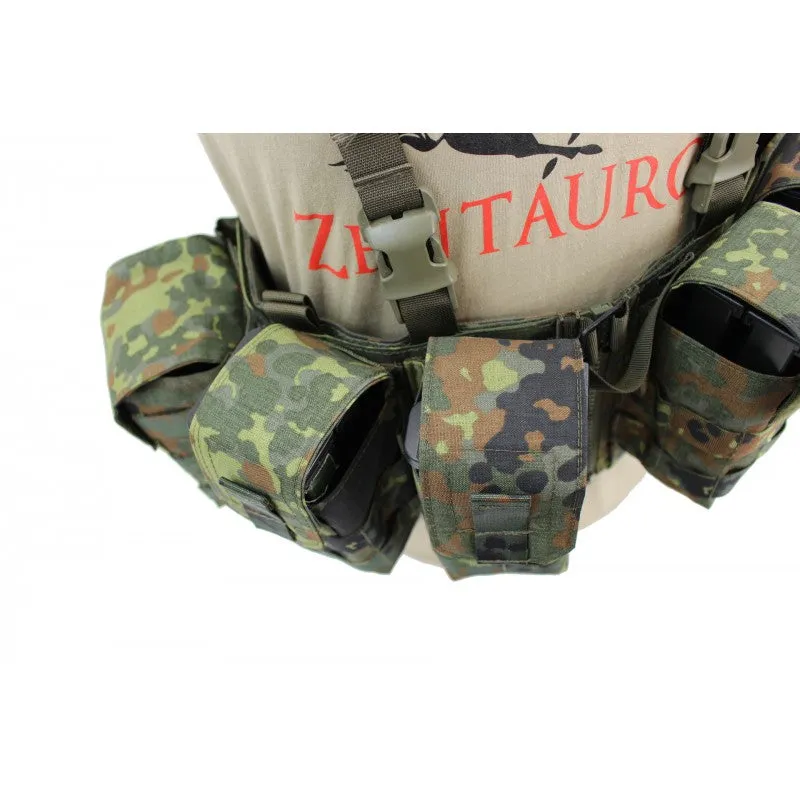 Zentauron -  Zentauron Chest Rig Nonmodular Split Front flecktarn