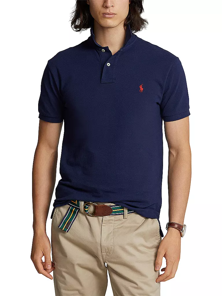 POLO RALPH LAUREN Poloshirt Custom Slim Fit  dunkelblau