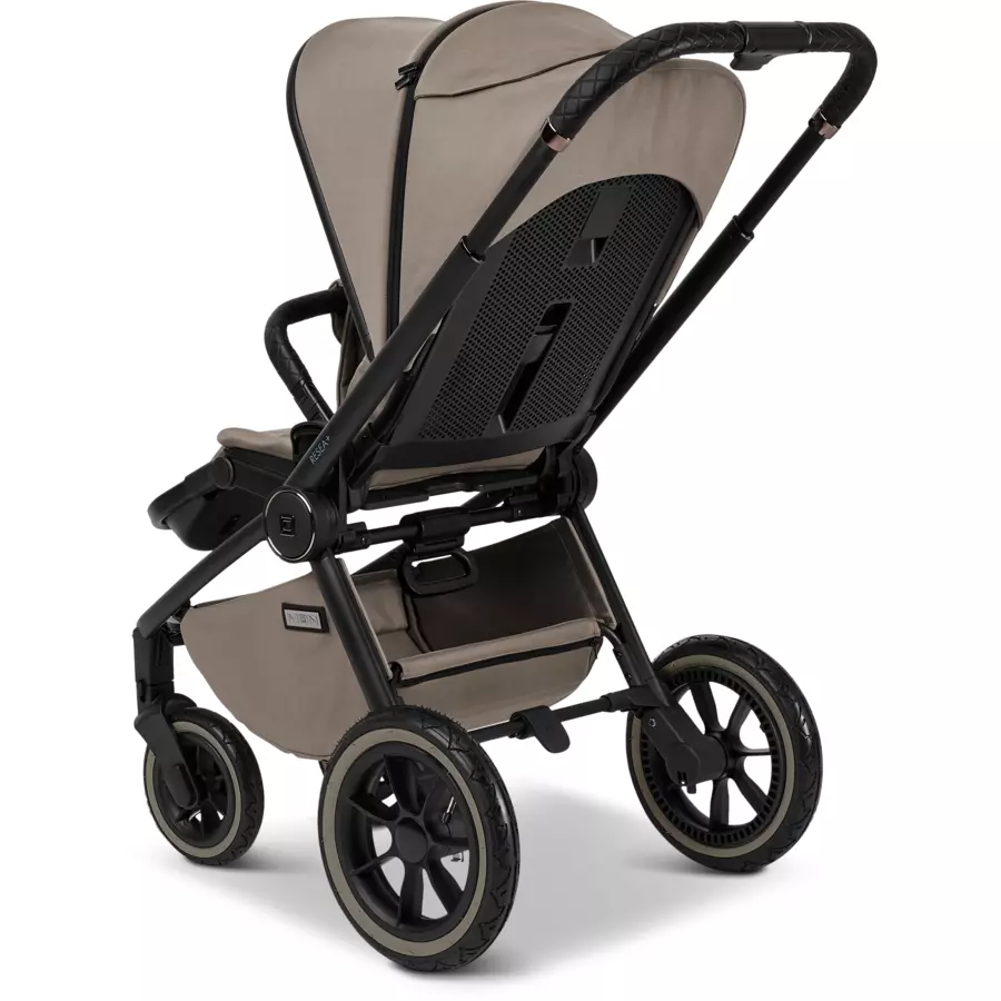 MOON Kombikinderwagen Resea Edition+ mudblack matt